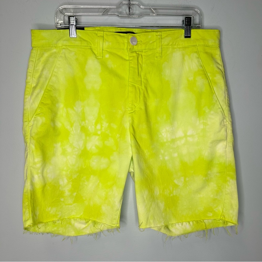Monfrere Japanese Denim Raw Hem Cruise Chino Shorts In Vigo Tie Dye Size 36 $168
